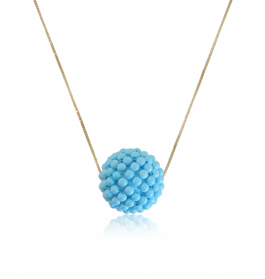 Turquoise Pop Rock Pendant