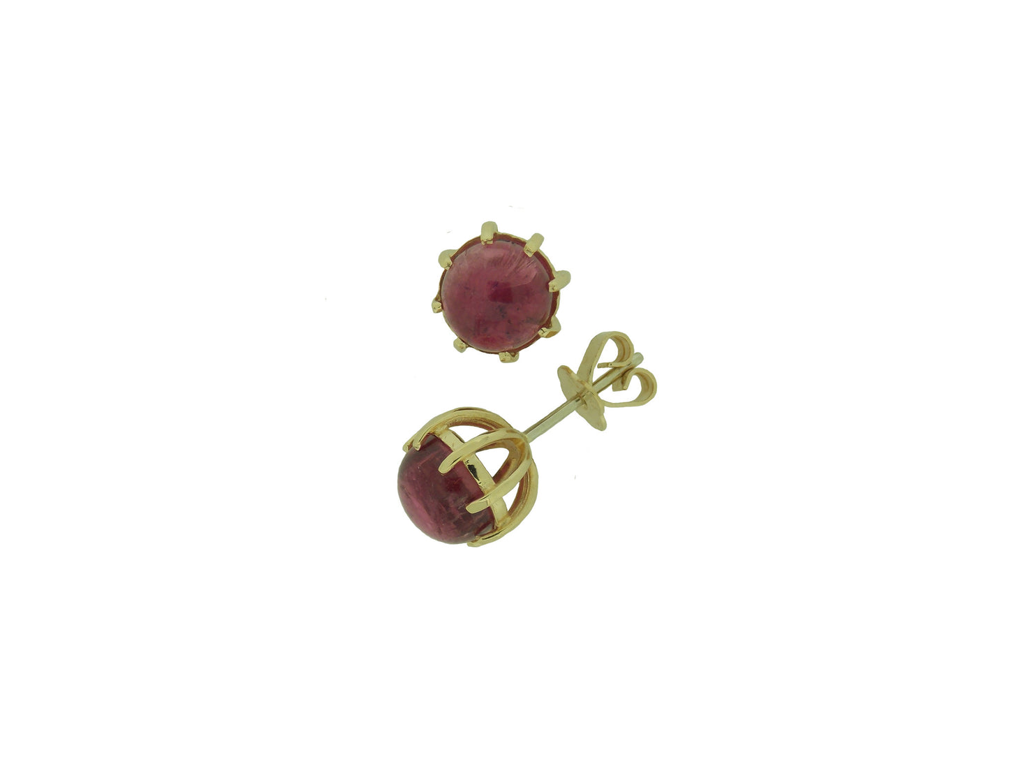 Pink Tourmaline Earrings