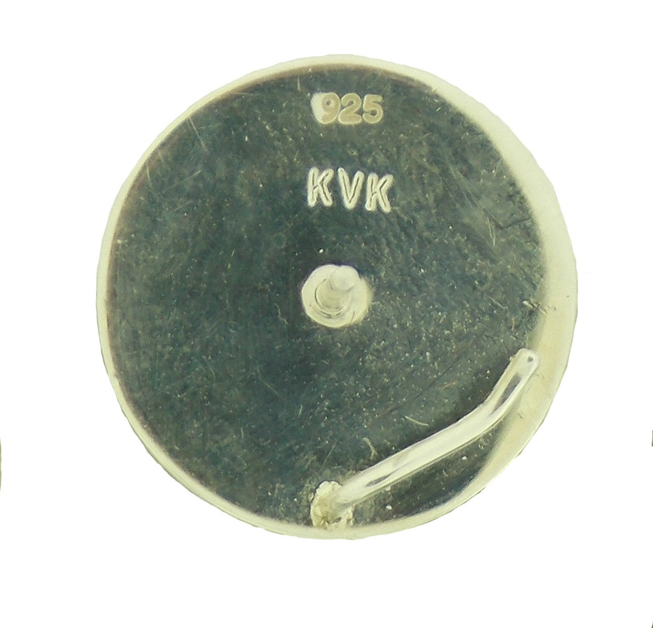 Fossilized Woolly Mammoth Rust and Blue Cream Earrings