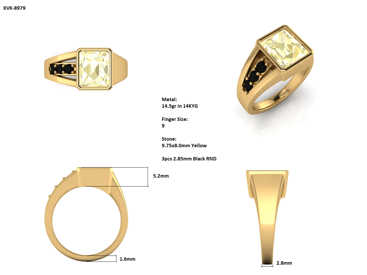 Father's Stone in Daughter's New Ring