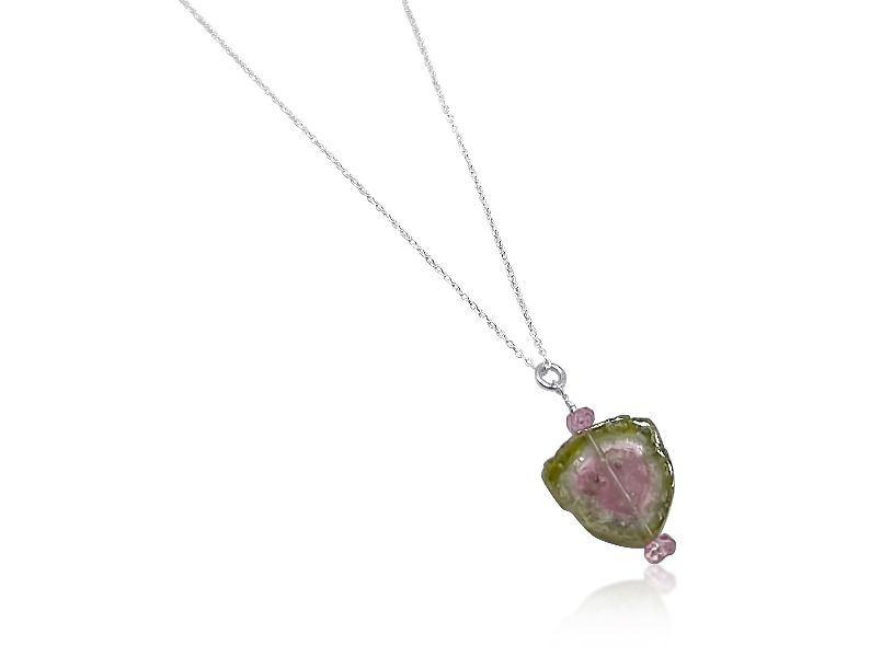Tourmaline Slice Pendant