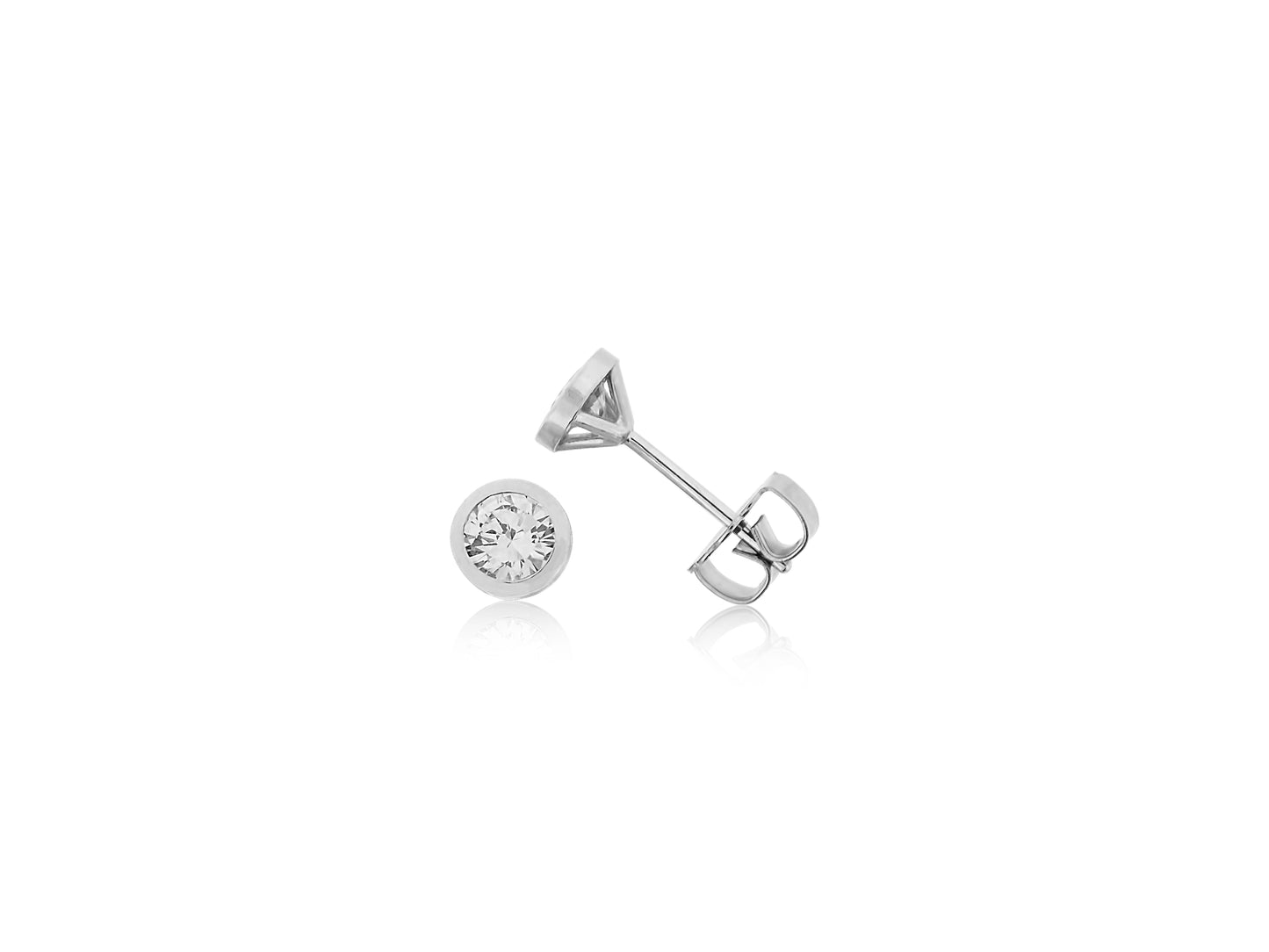 Diamond Martini Earrings