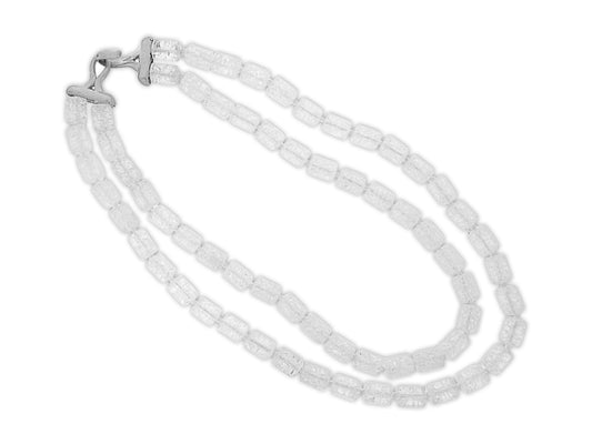 Quartz Double Strand Necklace