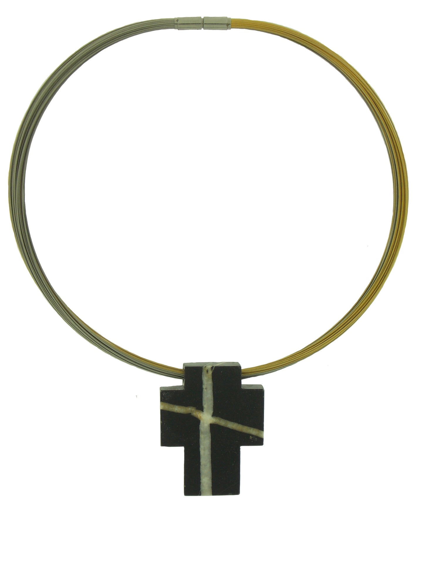 Swiss Rhine River Cross Pendant