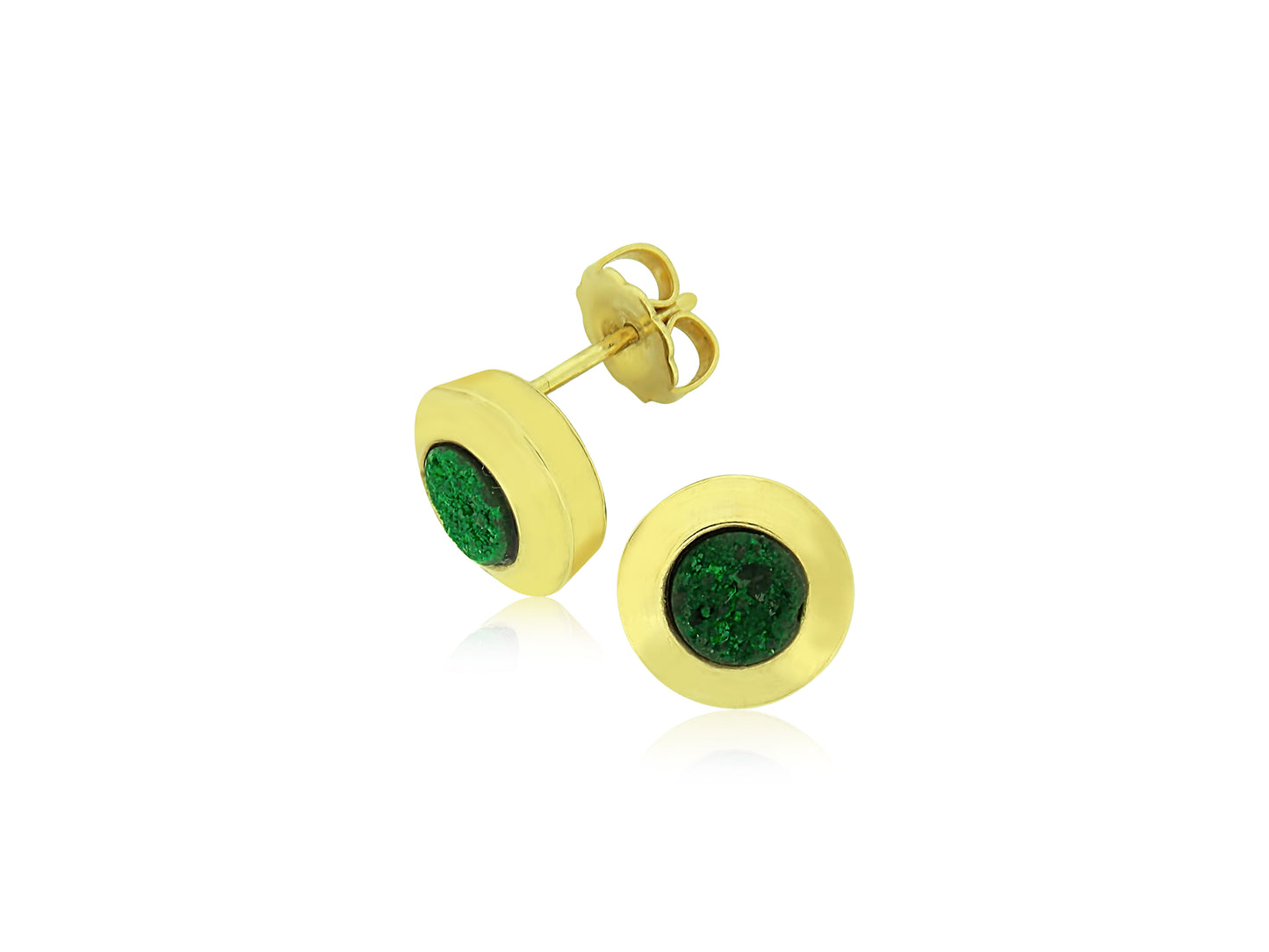 Demantoid Garnet Earrings