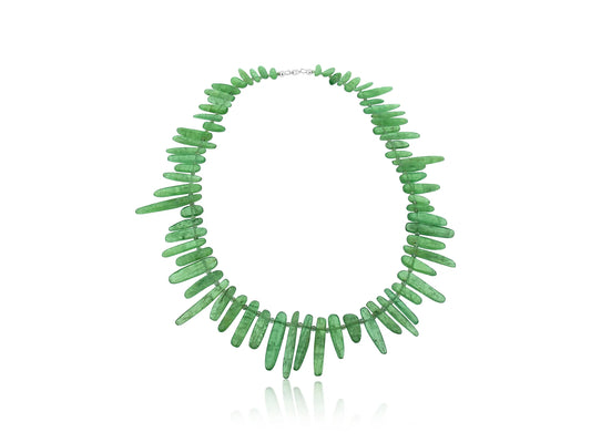 Green Kyanite Shard Necklace
