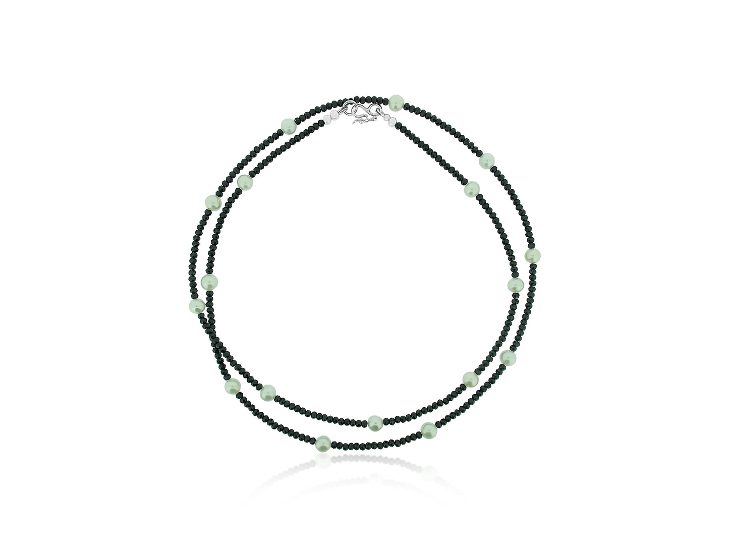 Pearl and Spinel Long Strand