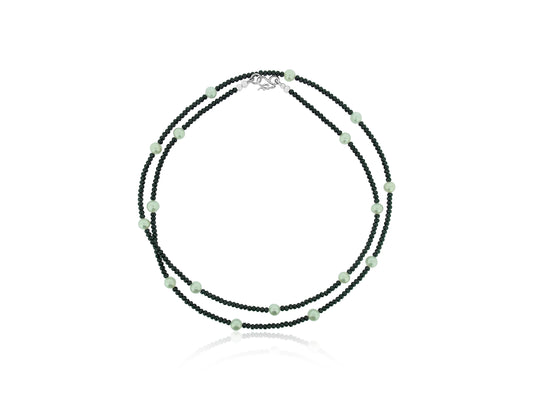 Pearl and Spinel Long Strand