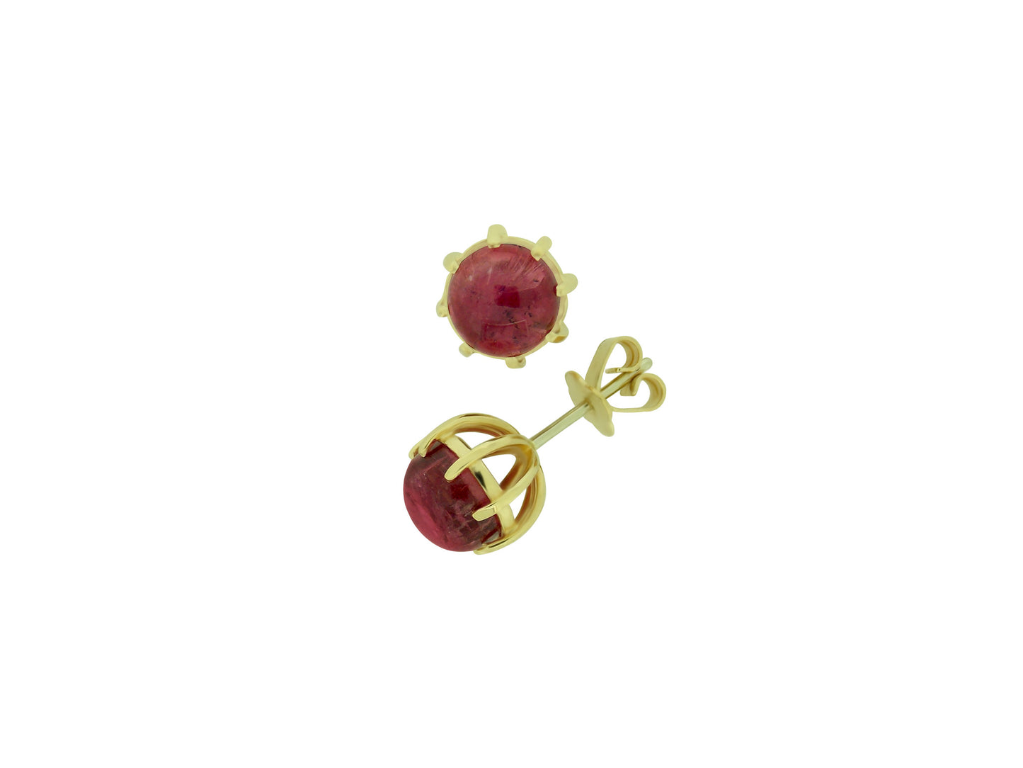 Pink Tourmaline Earrings