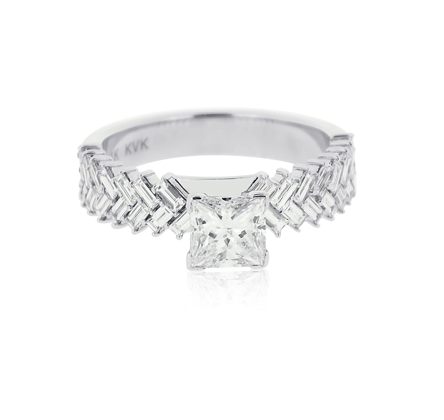 Crisscross Diamond Ring