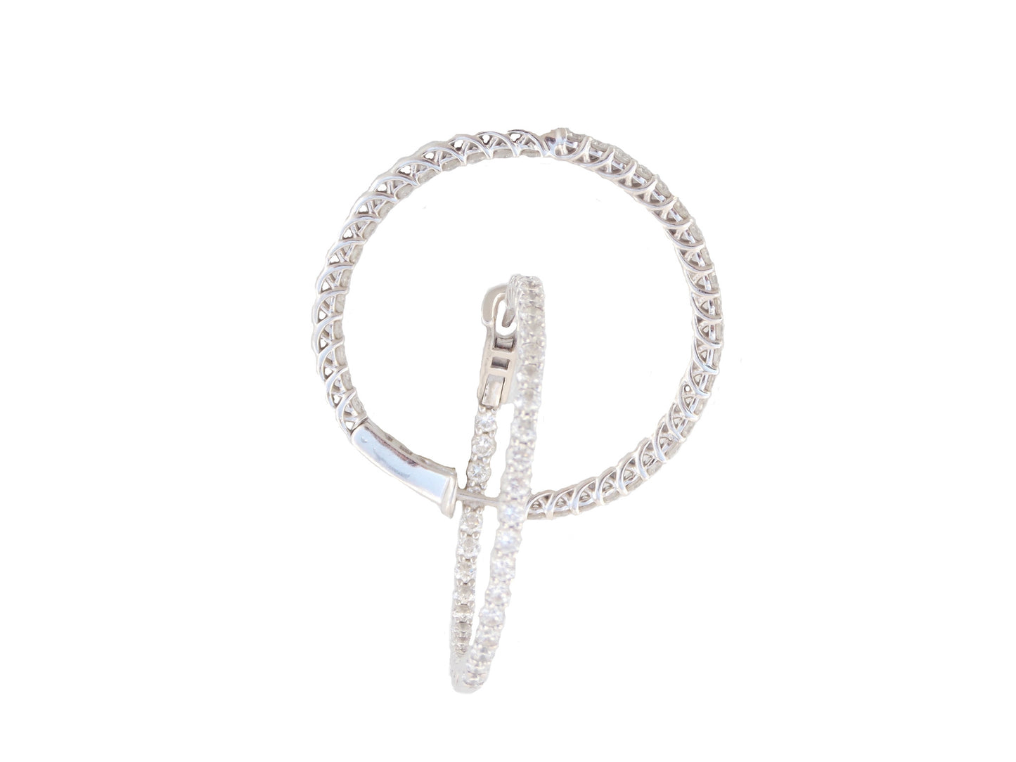 Diamond Classic Hoops