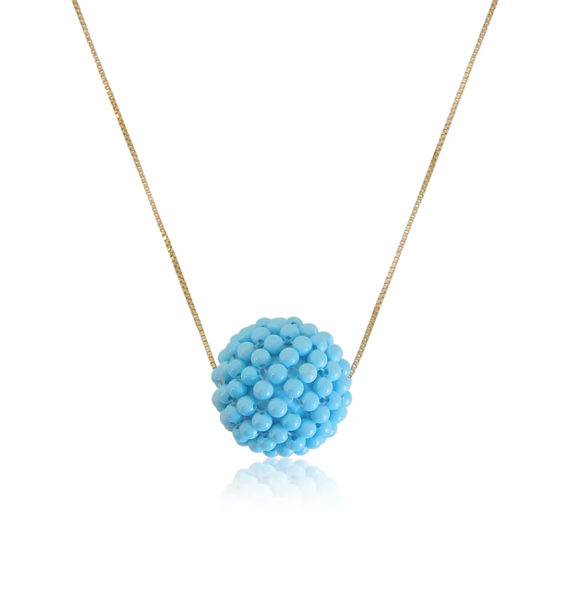 Turquoise Pop Rock Pendant