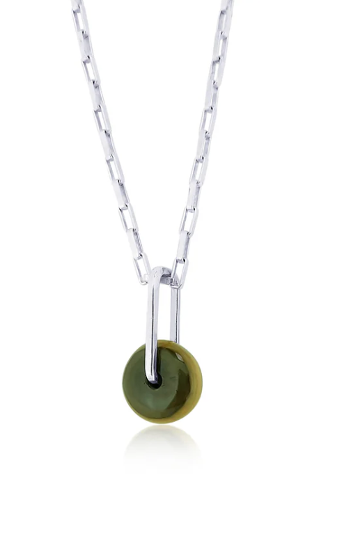 Fossilized Disc Pendant