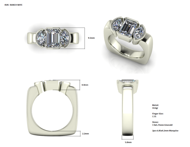 Stunning Custom Design Ring