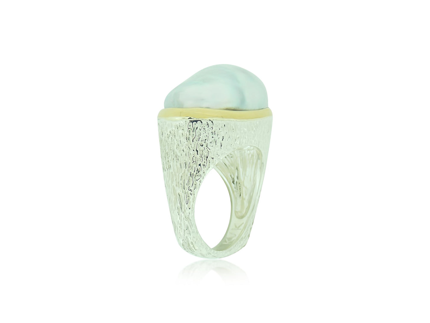 Contemporary South Sea Pearl Ring