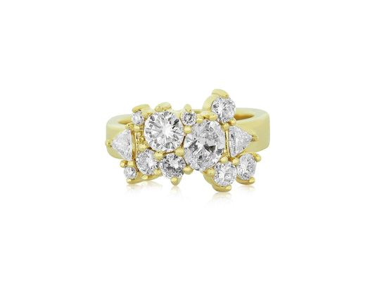 Scatter Ring with Heirloom Diamonds