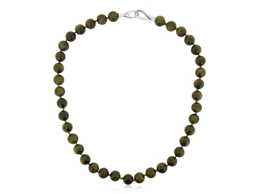 Brown Spanish Marble Necklace